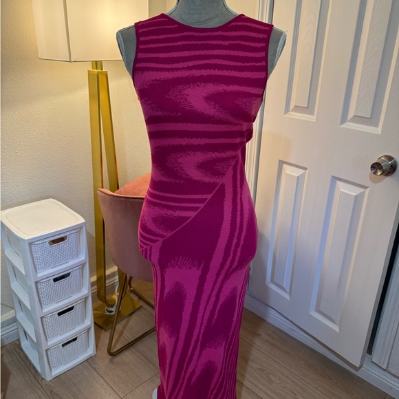 Jluxlabel pink chasing dawn maxi dress size M - Picture 2 of 7